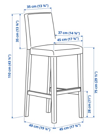 kursi bar tinggi